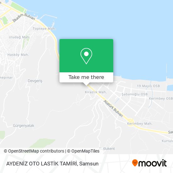 AYDENİZ OTO LASTİK TAMİRİ map
