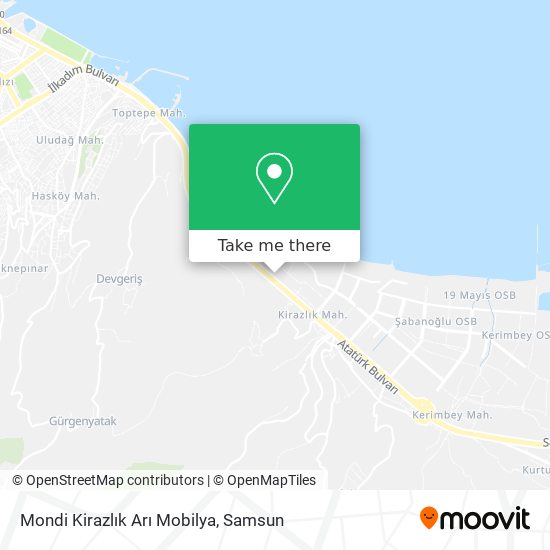 Mondi Kirazlık Arı Mobilya map