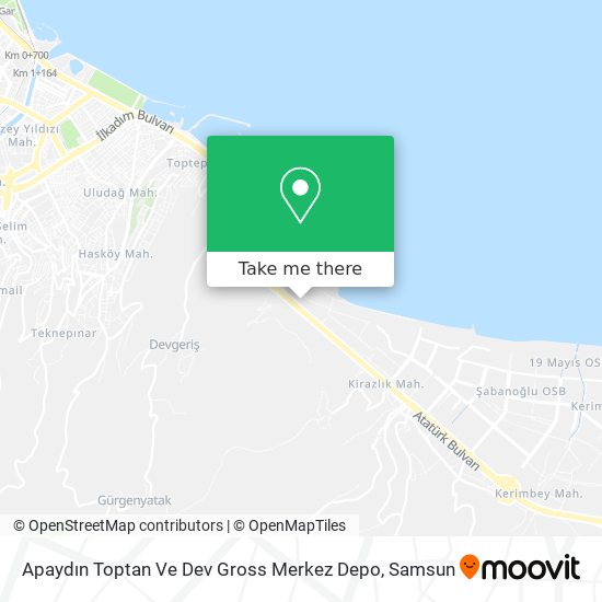 Apaydın Toptan Ve Dev Gross  Merkez Depo map