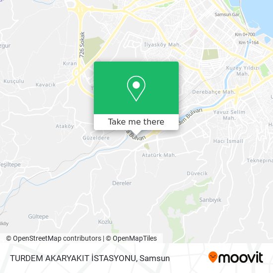 TURDEM AKARYAKIT İSTASYONU map