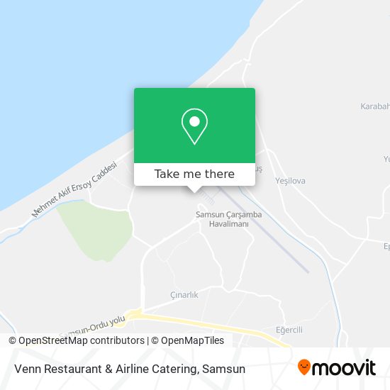 Venn Restaurant & Airline Catering map