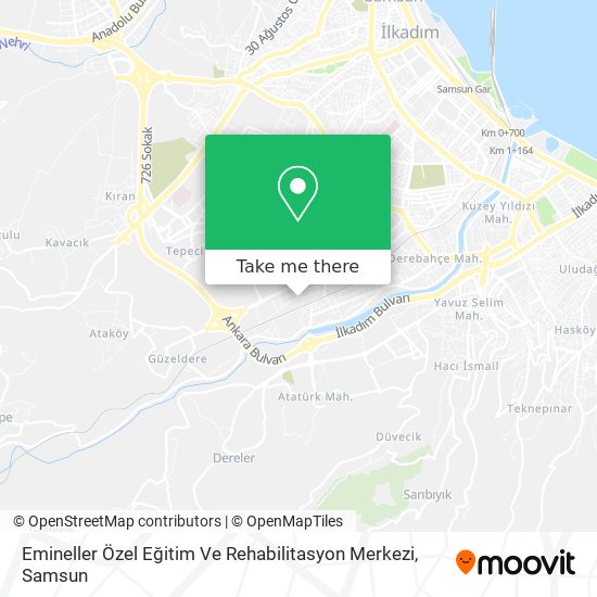 Emineller Özel Eğitim Ve Rehabilitasyon Merkezi map