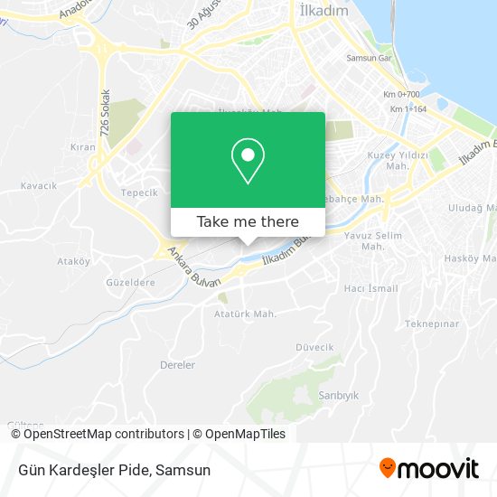 Gün Kardeşler Pide map