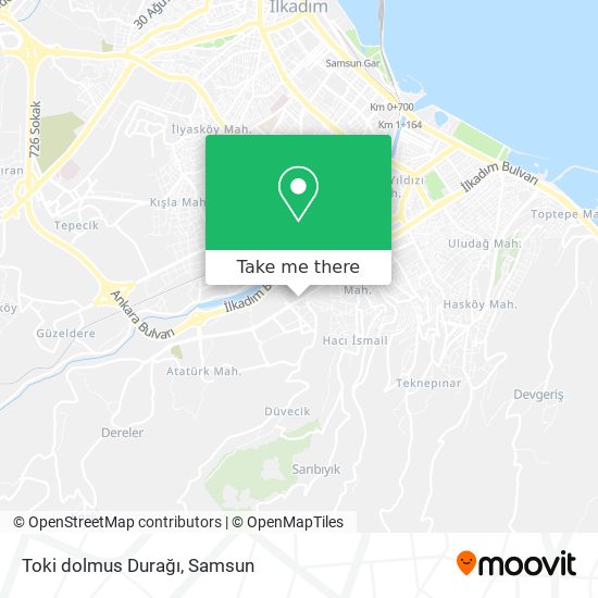 Toki dolmus Durağı map