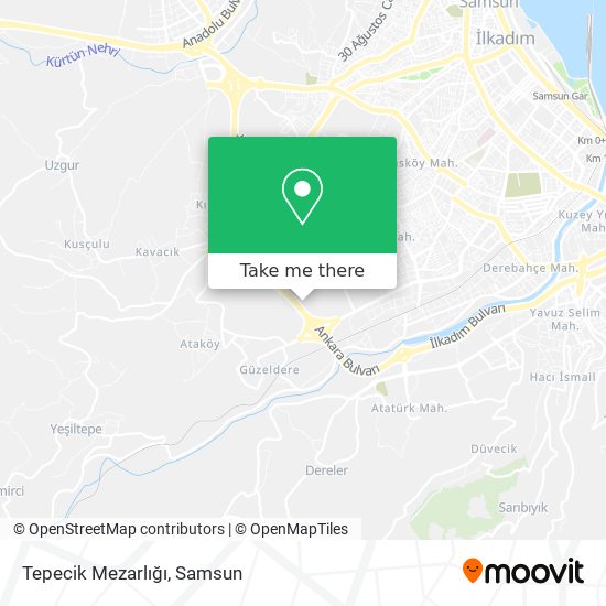 Tepecik Mezarlığı map
