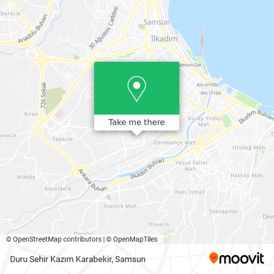 Duru Sehir Kazım Karabekir map