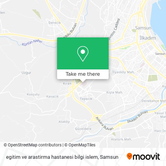 egitim ve arastirma hastanesi bilgi islem map