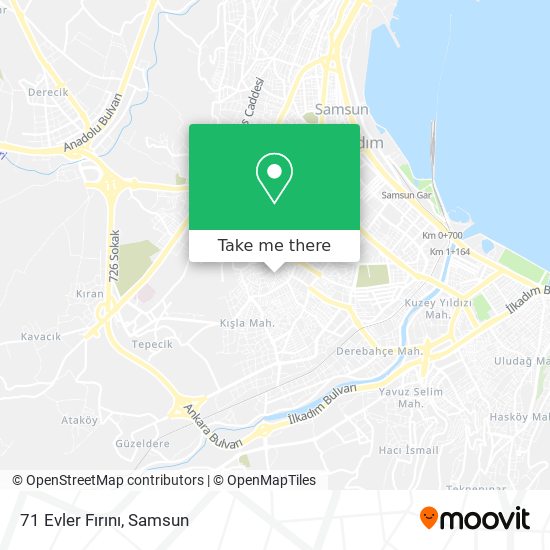 71 Evler Fırını map