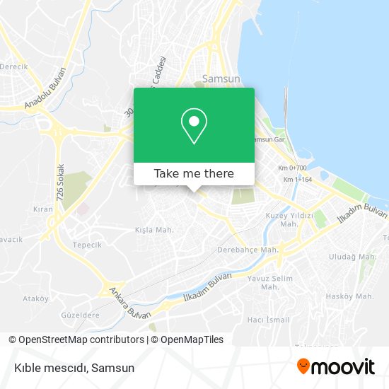 Kıble mescıdı map