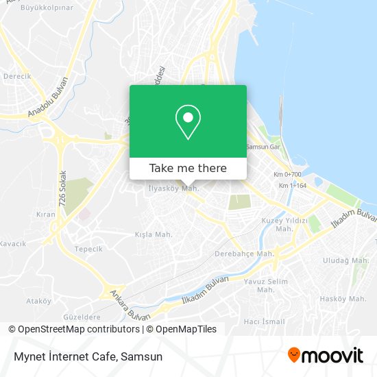 how to get to mynet internet cafe in merkez by bus