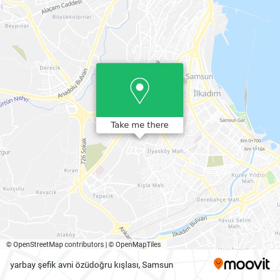 yarbay şefik avni özüdoğru kışlası map