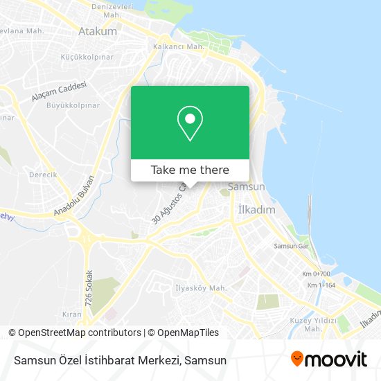 Samsun Özel İstihbarat Merkezi map