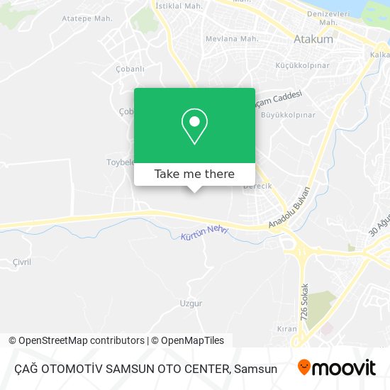 ÇAĞ OTOMOTİV SAMSUN OTO CENTER map