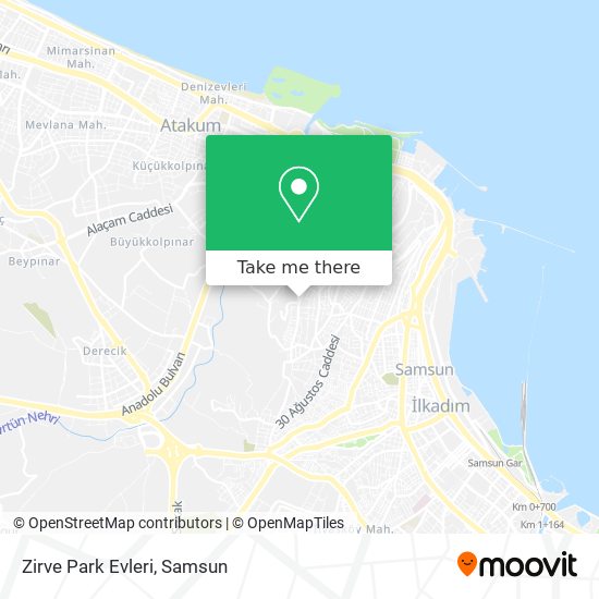 Zirve Park Evleri map