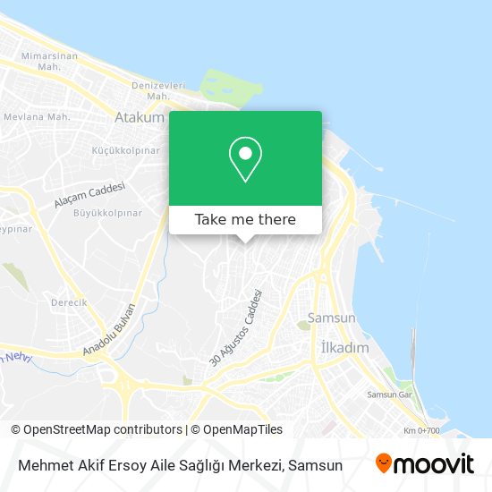 Mehmet Akif Ersoy Aile Sağlığı Merkezi map
