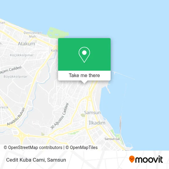 Cedit Kuba Cami map