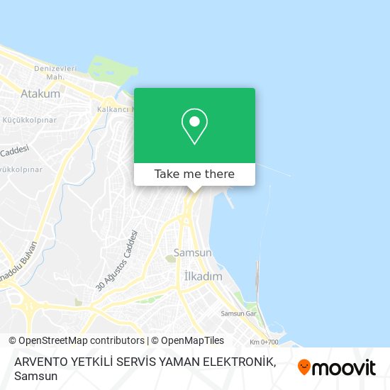ARVENTO YETKİLİ SERVİS YAMAN ELEKTRONİK map