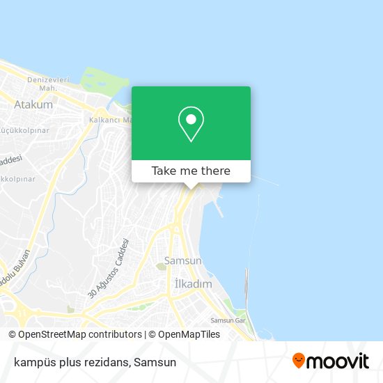 kampüs plus rezidans map