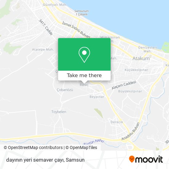 dayının yeri semaver çayı map