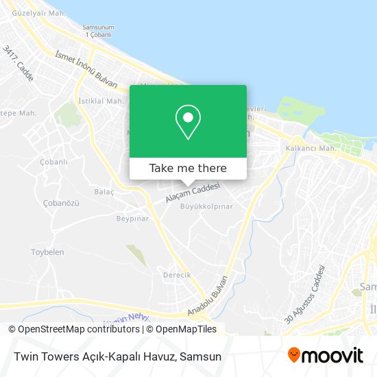 Twin Towers Açık-Kapalı Havuz map