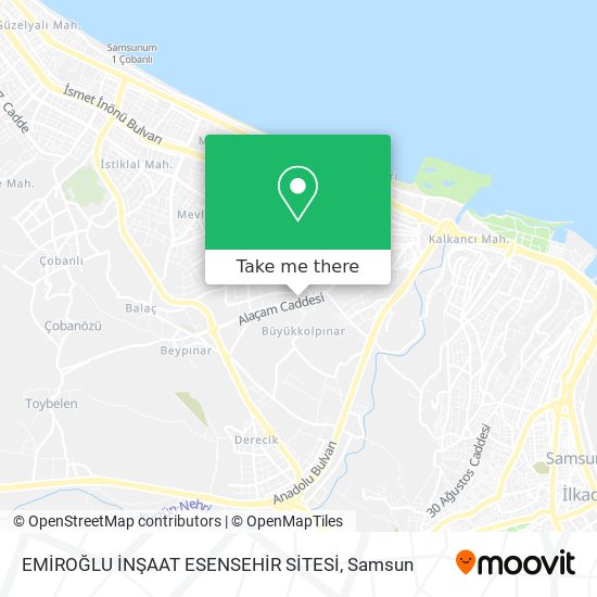 EMİROĞLU İNŞAAT ESENSEHİR SİTESİ map