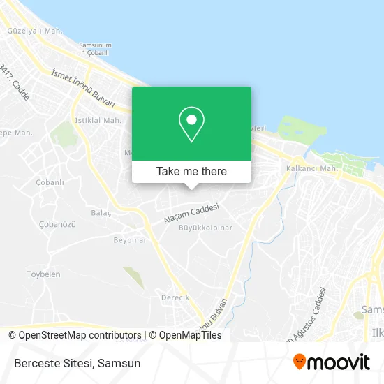 Berceste Sitesi map