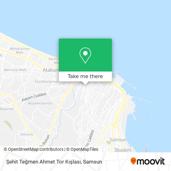 Şehit Teğmen Ahmet Tor Kışlası map