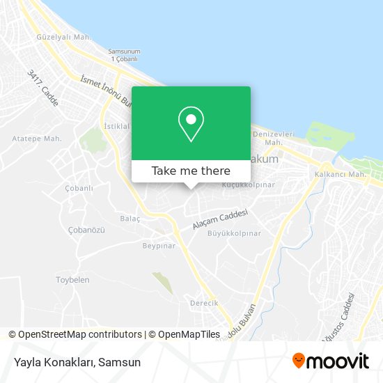 Yayla Konakları map