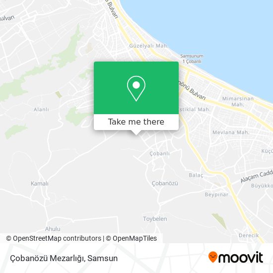 Çobanözü Mezarlığı map
