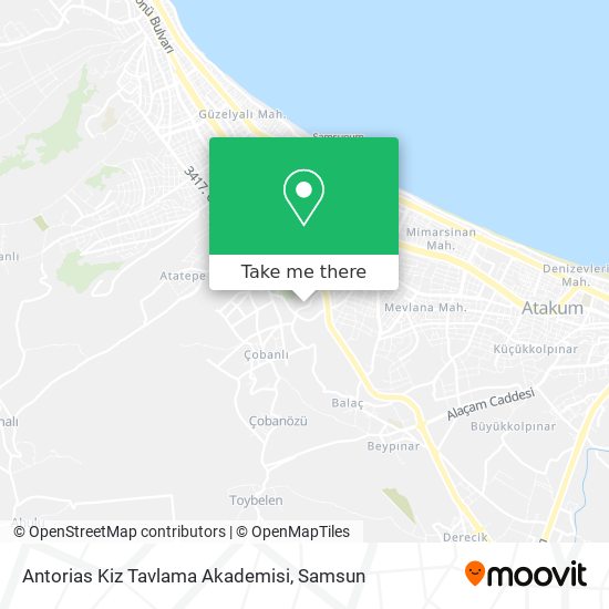 Antorias Kiz Tavlama Akademisi map