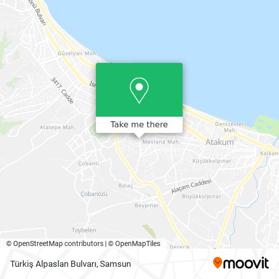 Türkiş Alpaslan Bulvarı map