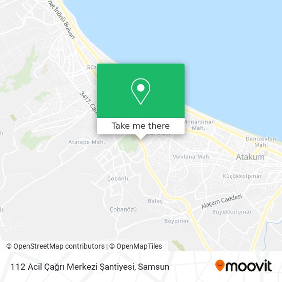 112 Acil Çağrı Merkezi Şantiyesi map