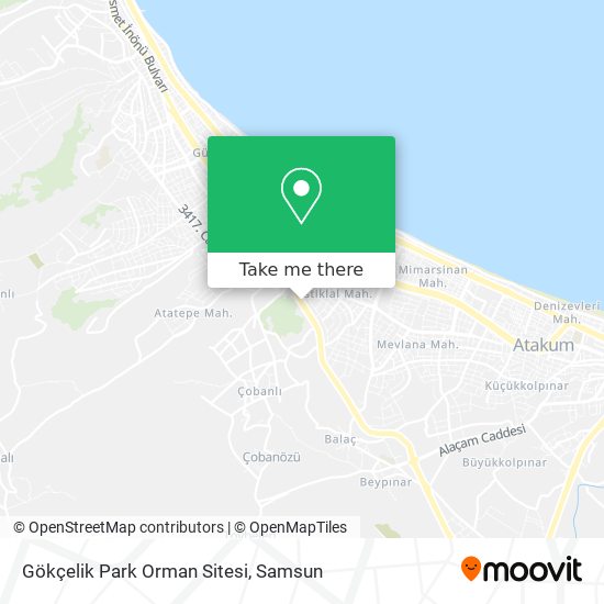 Gökçelik Park Orman Sitesi map