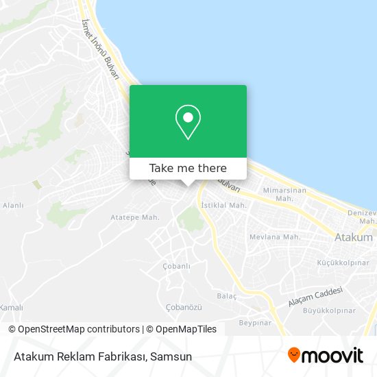 Atakum Reklam Fabrikası map