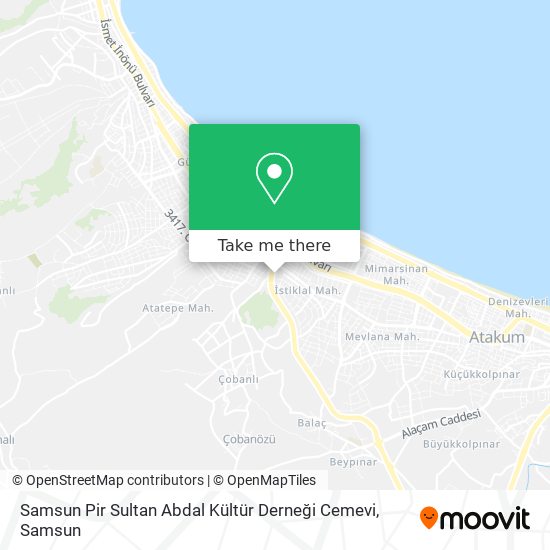 Samsun Pir Sultan Abdal Kültür Derneği Cemevi map