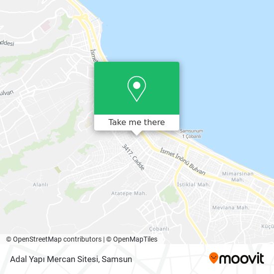 Adal Yapı Mercan Sitesi map