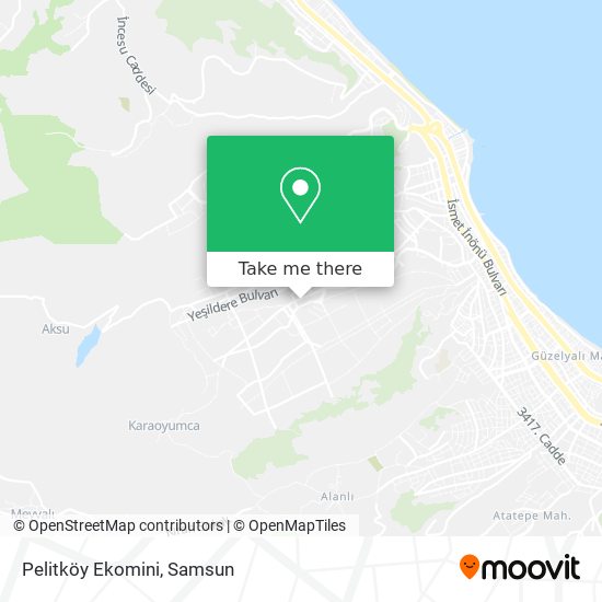 Pelitköy Ekomini map