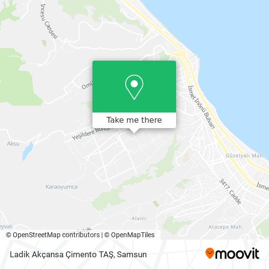 Ladik Akçansa Çimento TAŞ map