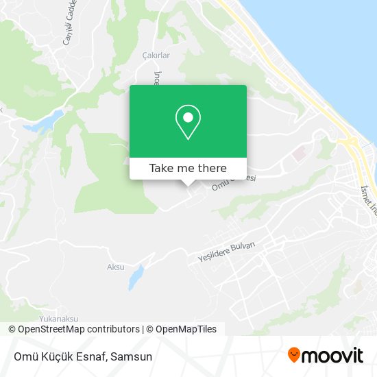 Omü Küçük Esnaf map