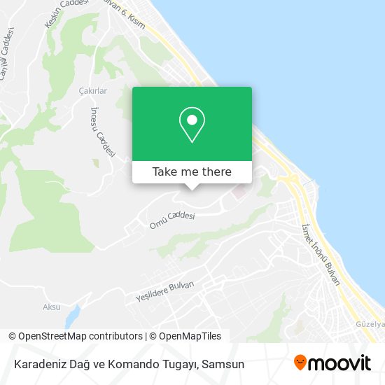 Karadeniz Dağ ve Komando Tugayı map