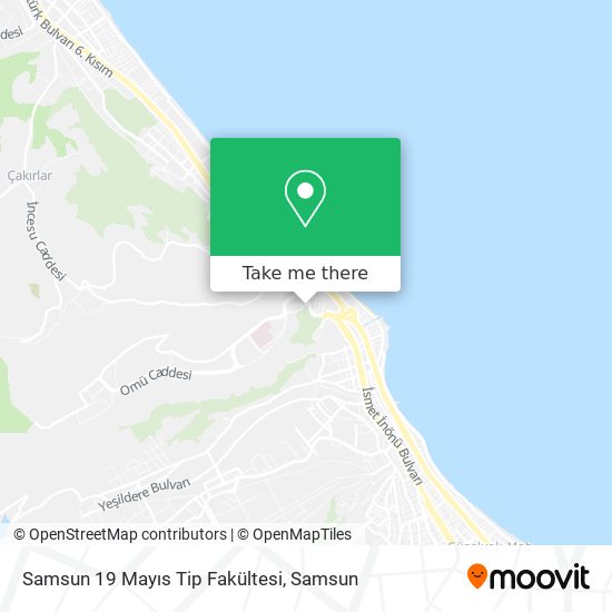 Samsun 19 Mayıs Tip Fakültesi map