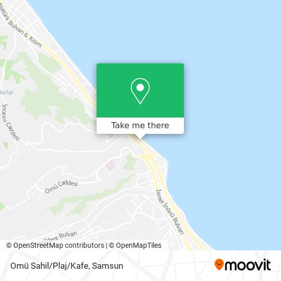 Omü Sahil/Plaj/Kafe map