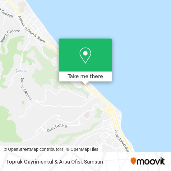 Toprak Gayrimenkul & Arsa Ofisi map
