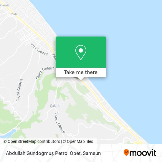 Abdullah Gündoğmuş Petrol Opet map