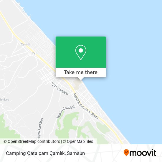 Camping Çatalçam Çamlık map