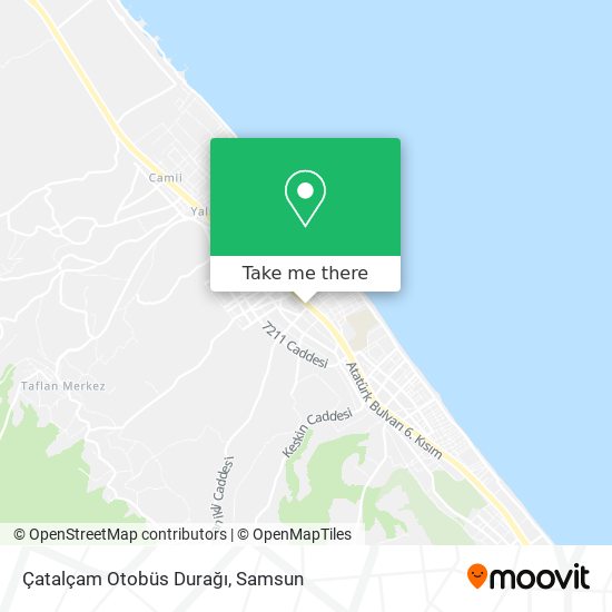 Çatalçam Otobüs Durağı map