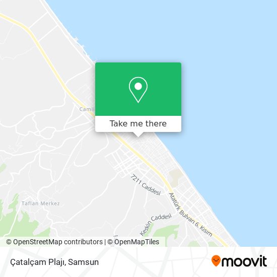 Çatalçam Plajı map