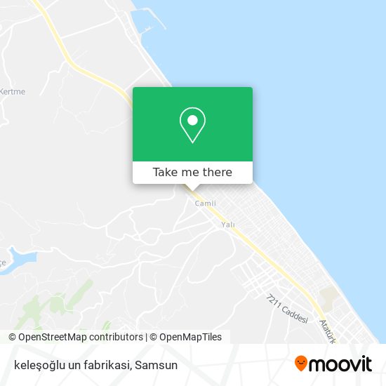 keleşoğlu un fabrikasi map