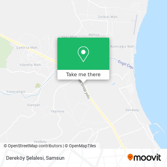 Dereköy Şelalesi map