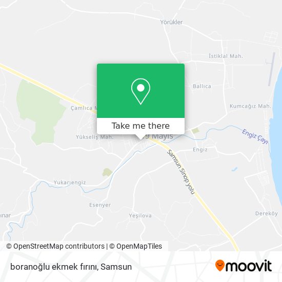boranoğlu ekmek fırını map